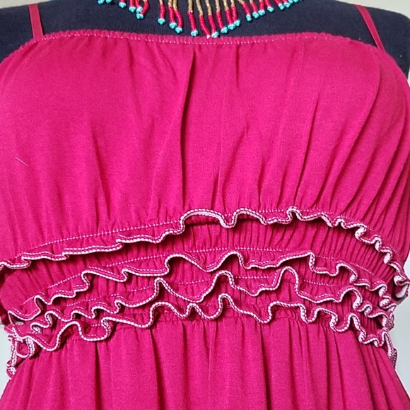 Max Studio wine red dress - Picture 3 of 8